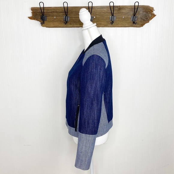 Tibi Jacket Colorblock Full Zip - Picture 5 of 11